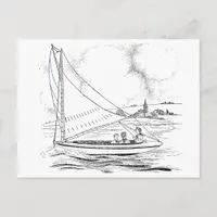 Sailboat Postcard