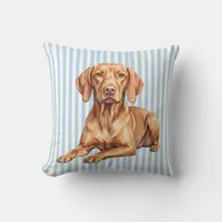 Vizsla Dog Watercolor Pillow Cover