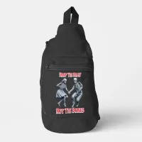 Skeletons Grooving: Drop the Beat Not the Bones Sling Bag