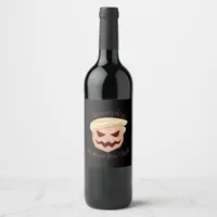 Trumpkin  Boo Sheet Halloween Funny Classic Wine Label