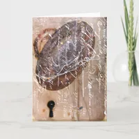 Vintage Keyhole Card