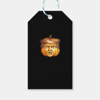 Funny Halloween Pumpkin Political Parody Donald Tr Gift Tags