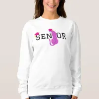 Senior Graduate Pink Leopard Sweatshirt