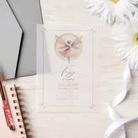 Fairy First 1st Birthday Party Vellum Invitations