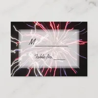 Fireworks Wedding Place Cards