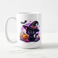 Cute Chibi Happy Halloween Pumpkin Personalized Coffee Mug