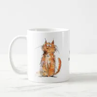 My Friday Afternoon Face Cat Work Place Humor Coffee Mug