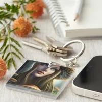 Fairytale Mushroom Fairy  Keychain