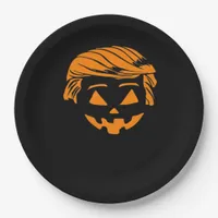Halloween Trumpkin Costume Paper Plates