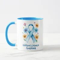Addison's Disease Awareness | Blue Ribbon Mug