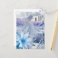 The winter Goddess Snow and Ice Postcard