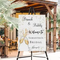 Bridal Shower bubbly brunch welcome Foam Board