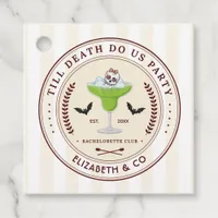 Till Death Do Us Party Margarita Bachelorette Favor Tags