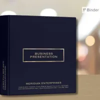 Business Presentation Custom Text 3 Ring Binder