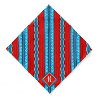 Southwest River Canyon Red Turquoise Personalized Bandana