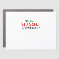 This The Seasonal Depression Holiday Car Magnet