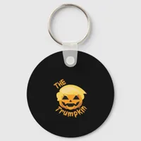 Trumpkin Pumpkin Halloween Design – Sloth Costume  Keychain