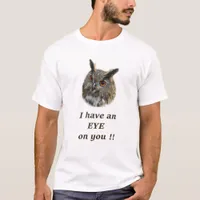 Cool eagle owl, fun saying  T-Shirt