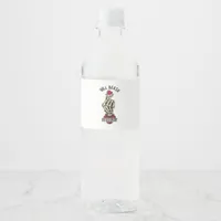 Skeleton Heart Till Death Do Us Part Water Bottle Label