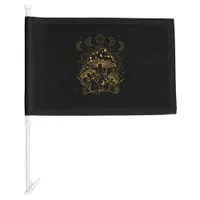Goblincore Aesthetic Academia Cottagecore Mushroom Car Flag
