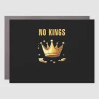No Kings. Simple Yet Impactful Visual Of A Destroy Car Magnet