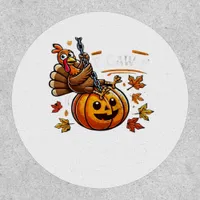 F-Caw-F Funny For Men Women Thanksgiving-Christmas Patch