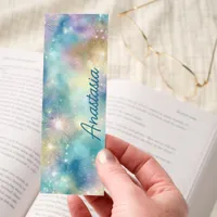 Pastel Fireworks Sparkle Sky Art Bookmarks