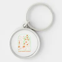 Tis The Season To Be Creepy Halloween Keychain