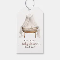 Boho Neutral Baby Shower Thank You Gift Tag