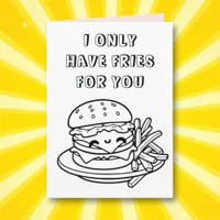 Cute Funny Coloring Page Pun | Happy Anniversary  Card