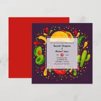Taco themed Couples Shower Invitation