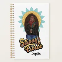 Black Woman Strong and Fierce Personalized Planner