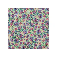 Abstract Floral Pattern - Wood Wall Art