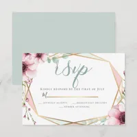 RSVP | Fresh Spring Flowers and Foliage Invitation