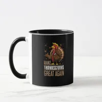 Make Turkey Great Again Funny Thanksgiving Trumpki Mug