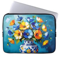 Beautiful Vase of Flowers  Laptop Sleeve