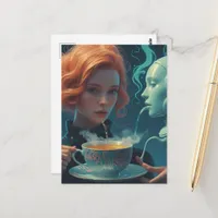 Surreal Tea Postcard
