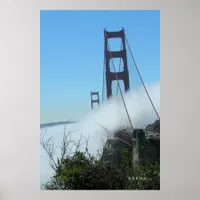 Poster - Golden Gate in the fog