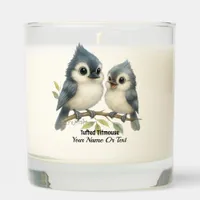 Bold Curious Tufted Titmouse Scented Candle