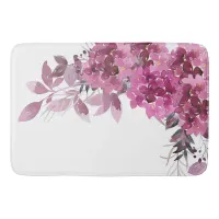 *~* Floral Lavender Magenta Hydrangea Romantic Bath Mat