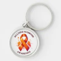 March is Multiple Sclerosis MS Awareness Month Keychain