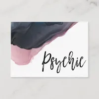 ~* Watercolor -  Psychic Reader Medium Intuitive Business Card
