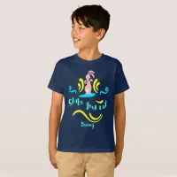 Shake Your Tail Bunny Dancing Rabbit Kids T-Shirt