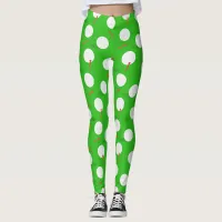 Golfer Golf Course Patterned Leggings