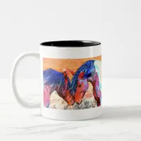 Mustangs Two-Tone Coffee Mug