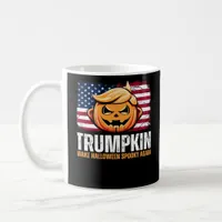Donald Halloween - Trumpkin Make Halloween Spooky  Coffee Mug