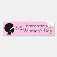 International Women's Day March 8th Bumper Sticker