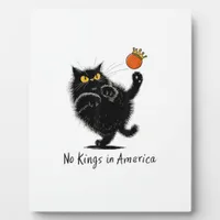 Cat No Kings In America We The People Political Plaque