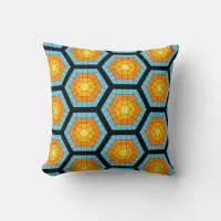 Colorful Modern Geometric Honeycomb Pattern