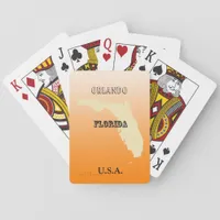 Playing Cards - Florida State Map with City